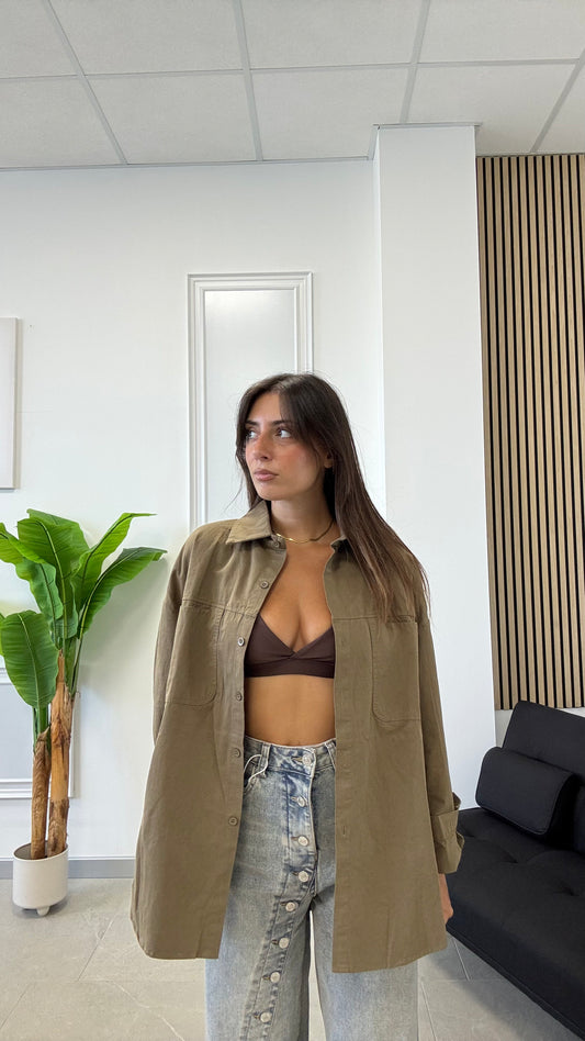 CAMICIA OVER SIZE in “JEANS”