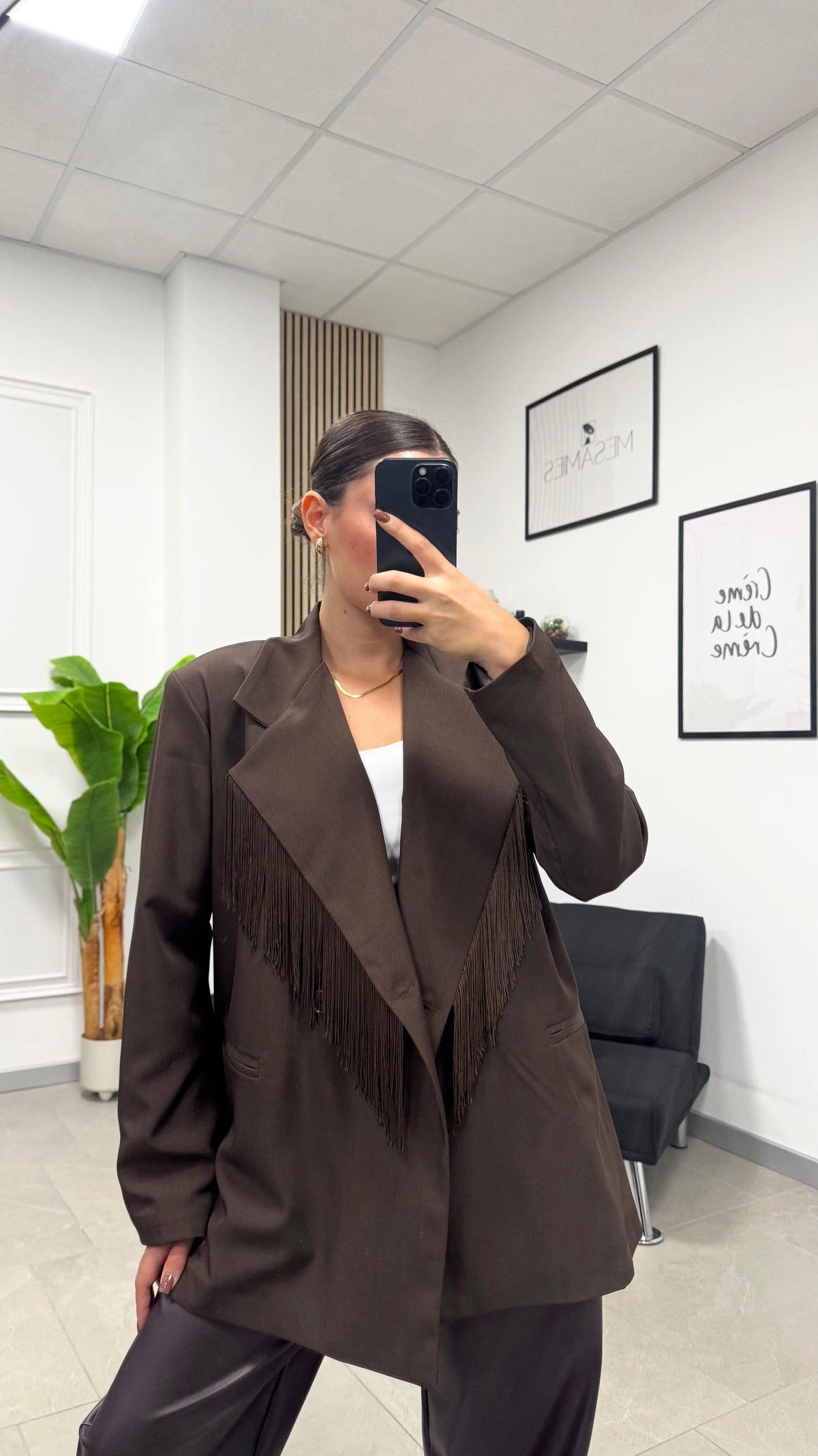 BLAZER OVER SIZE “FRANGE”