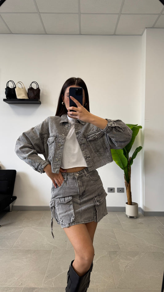 GONNA CARGO JEANS “GREY”