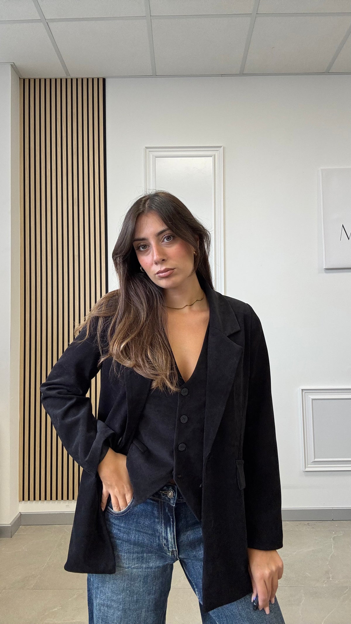 BLAZER in vellutino “MIRANDA”