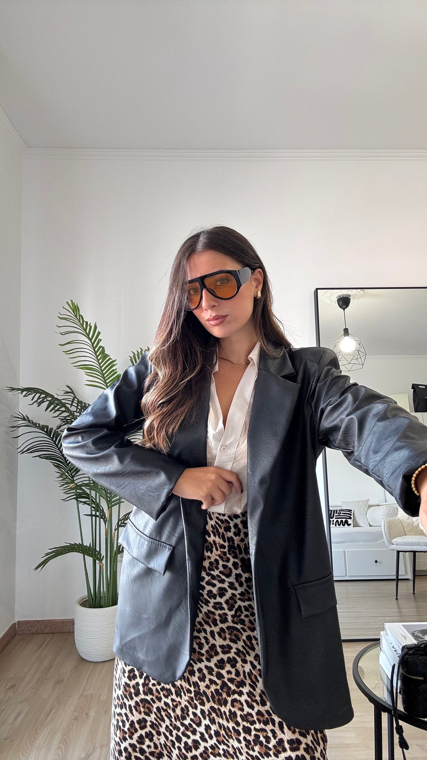 BLAZER OVER “ECOPELLE”