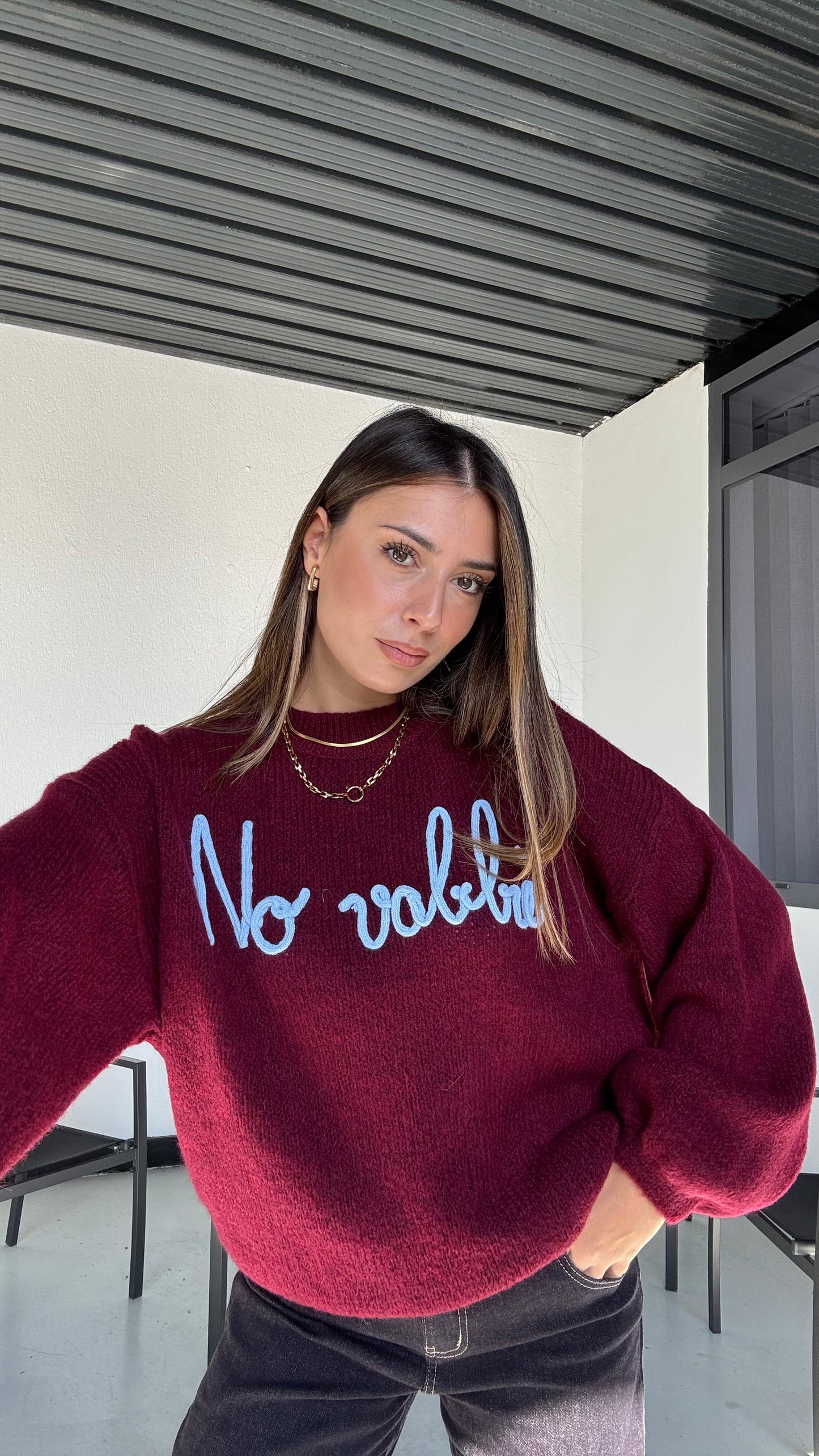 PULLOVER “NO VABBÈ”
