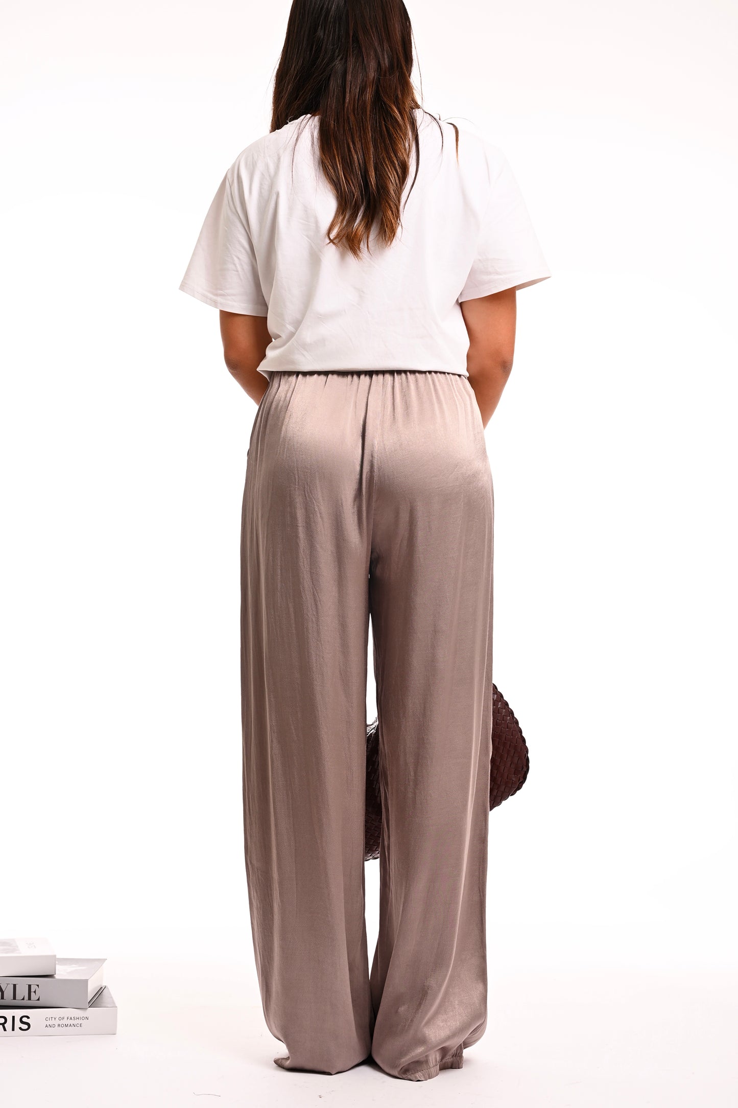 PANT SYLVIE “SATEN”