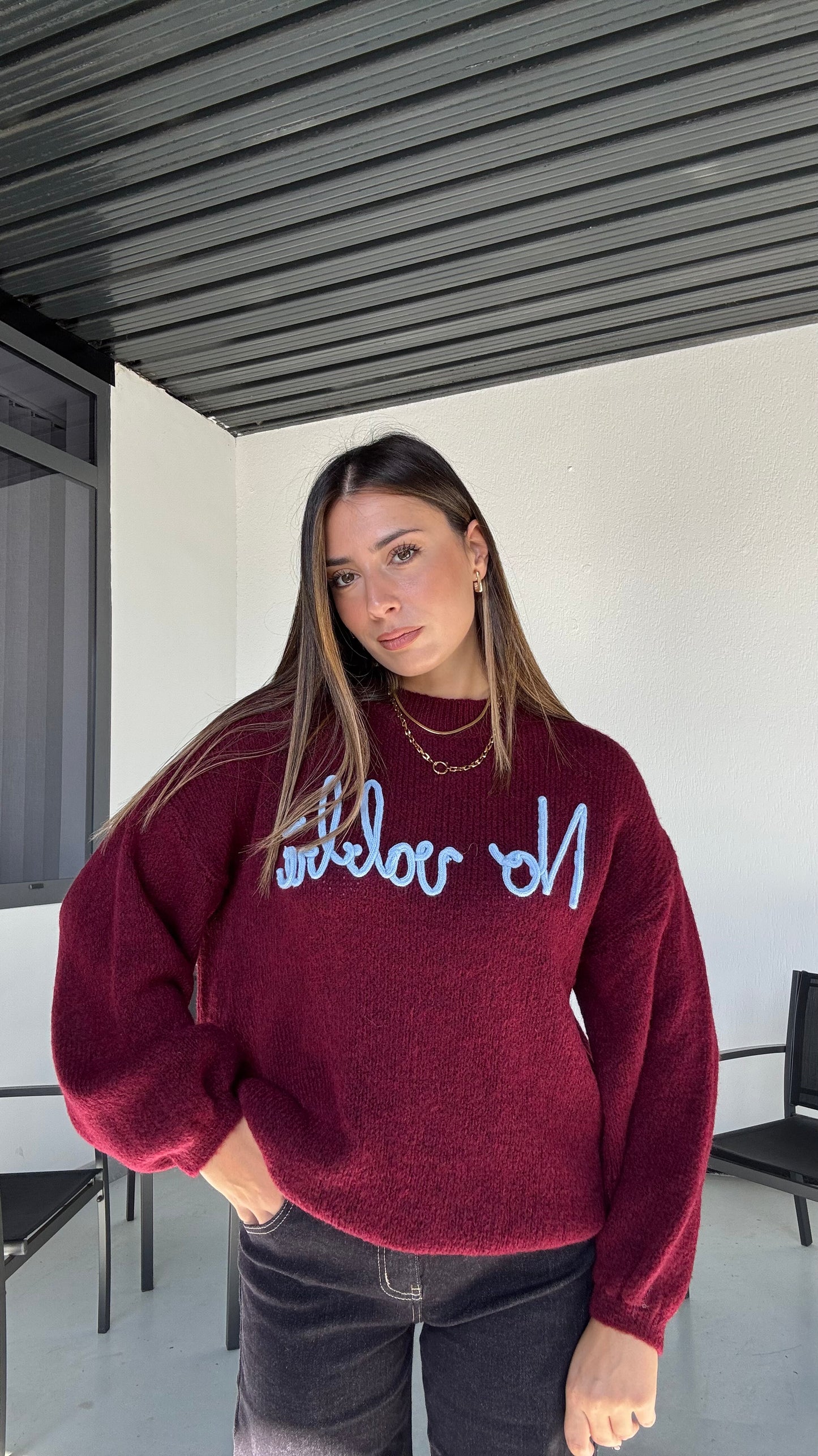 PULLOVER “NO VABBÈ”