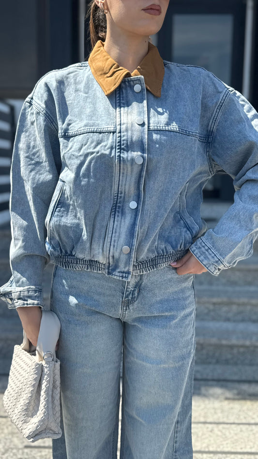 GIACCA JEANS LAVG CHIARO