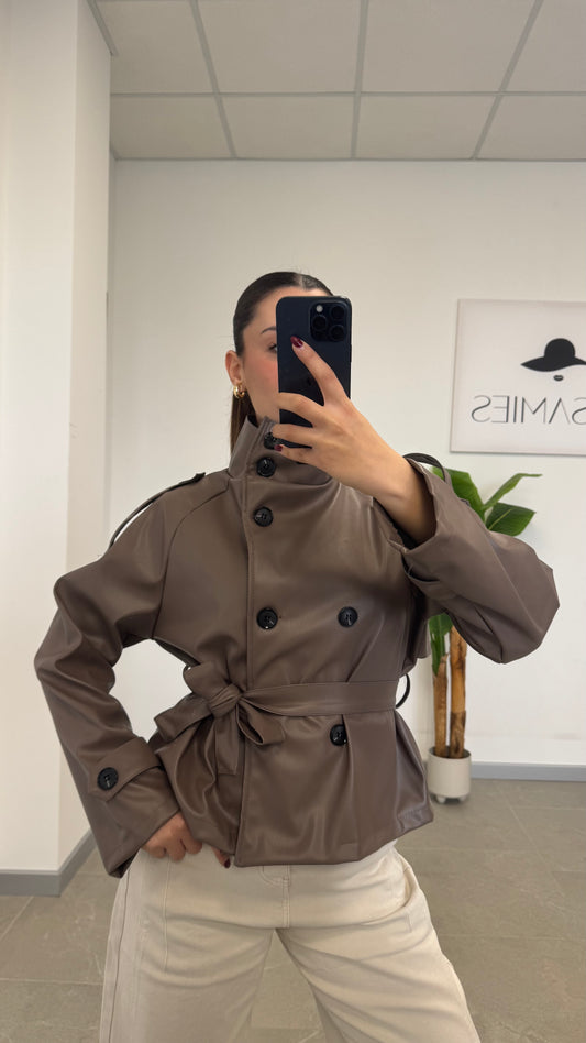 TRENCH ECOPELLE “MADAME”