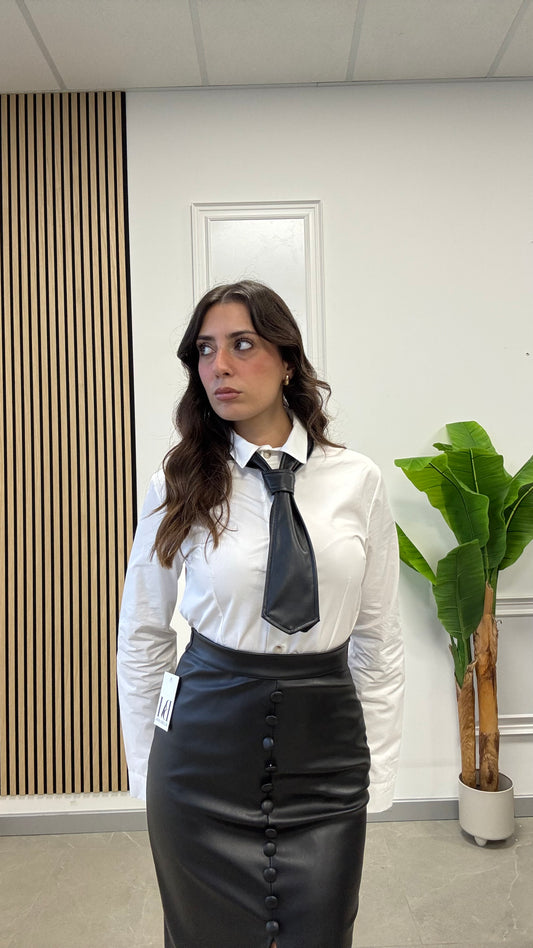CAMICIA con “CRAVATTA ECO”