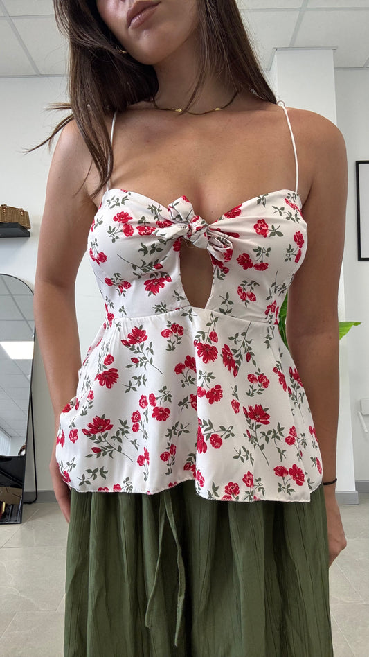 TOP CON COPPE “ROSE”