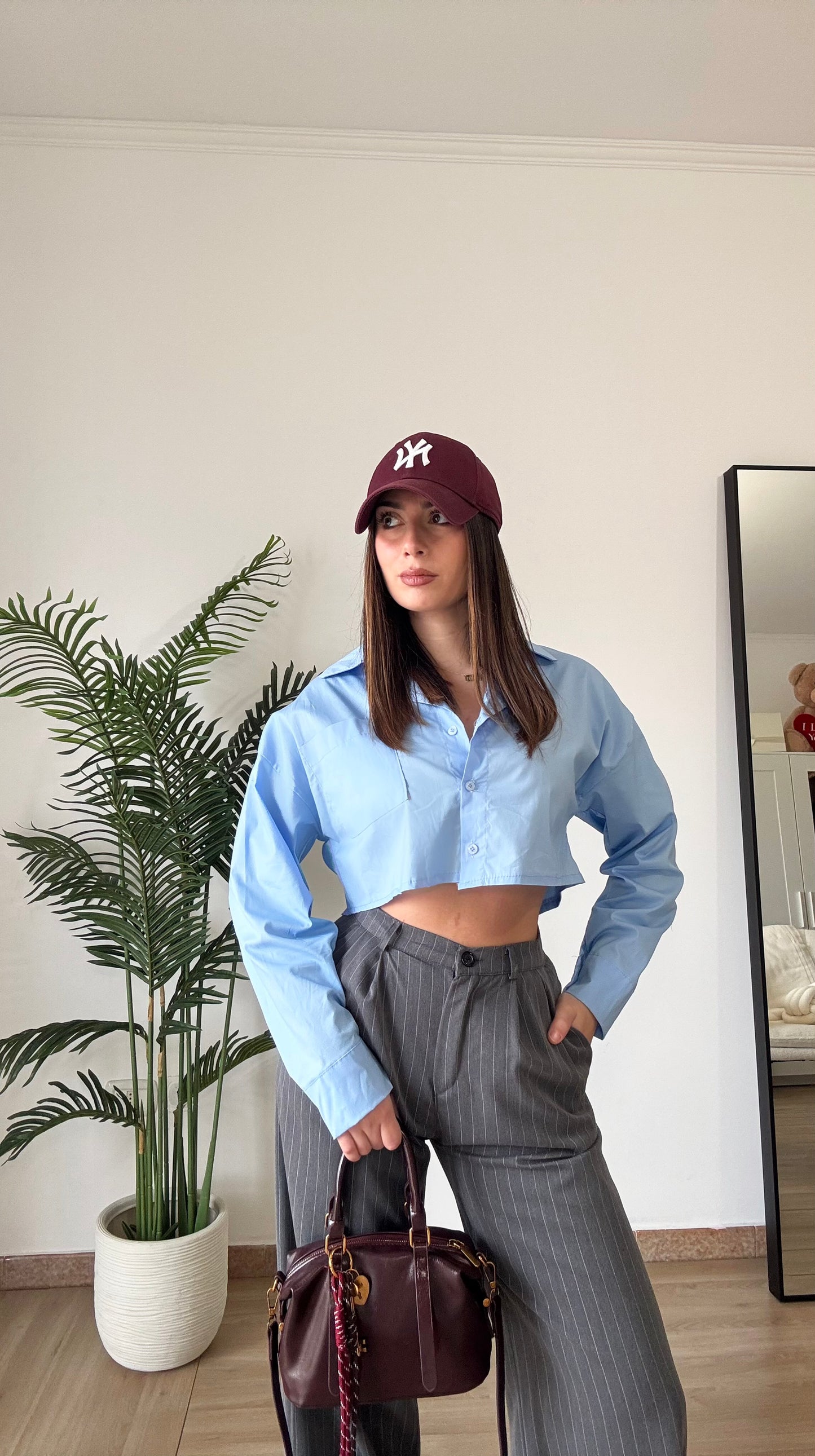CAMICIA CROP