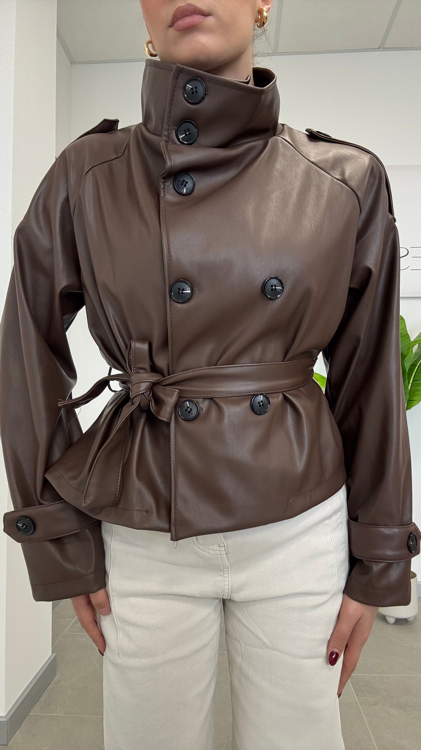 TRENCH ECOPELLE “MADAME”