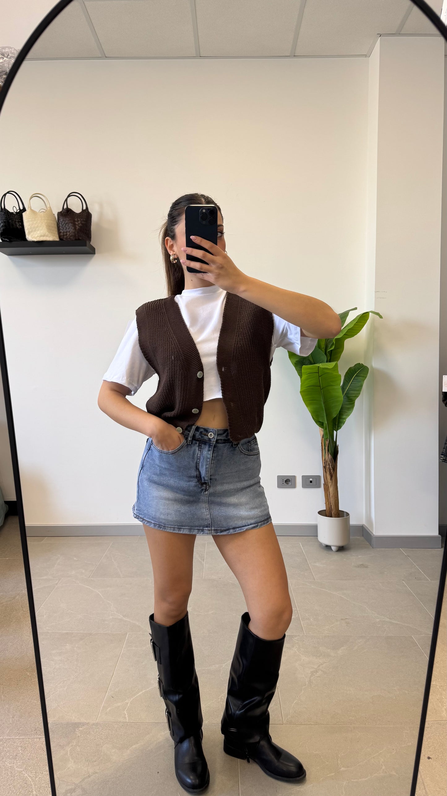 MINI GONNA di JEANS “PANT”