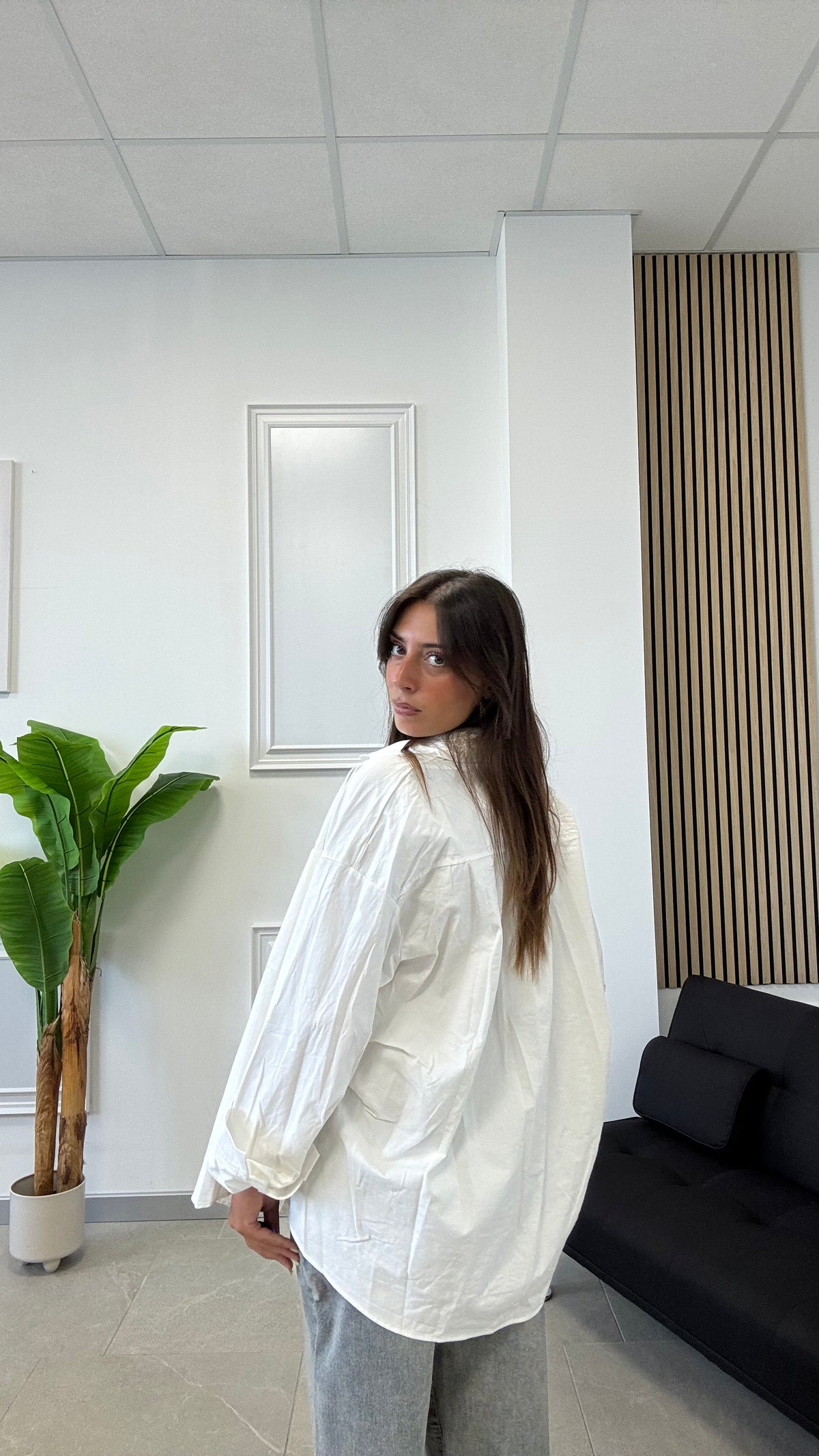 CAMICIA OVER SIZE in “JEANS”