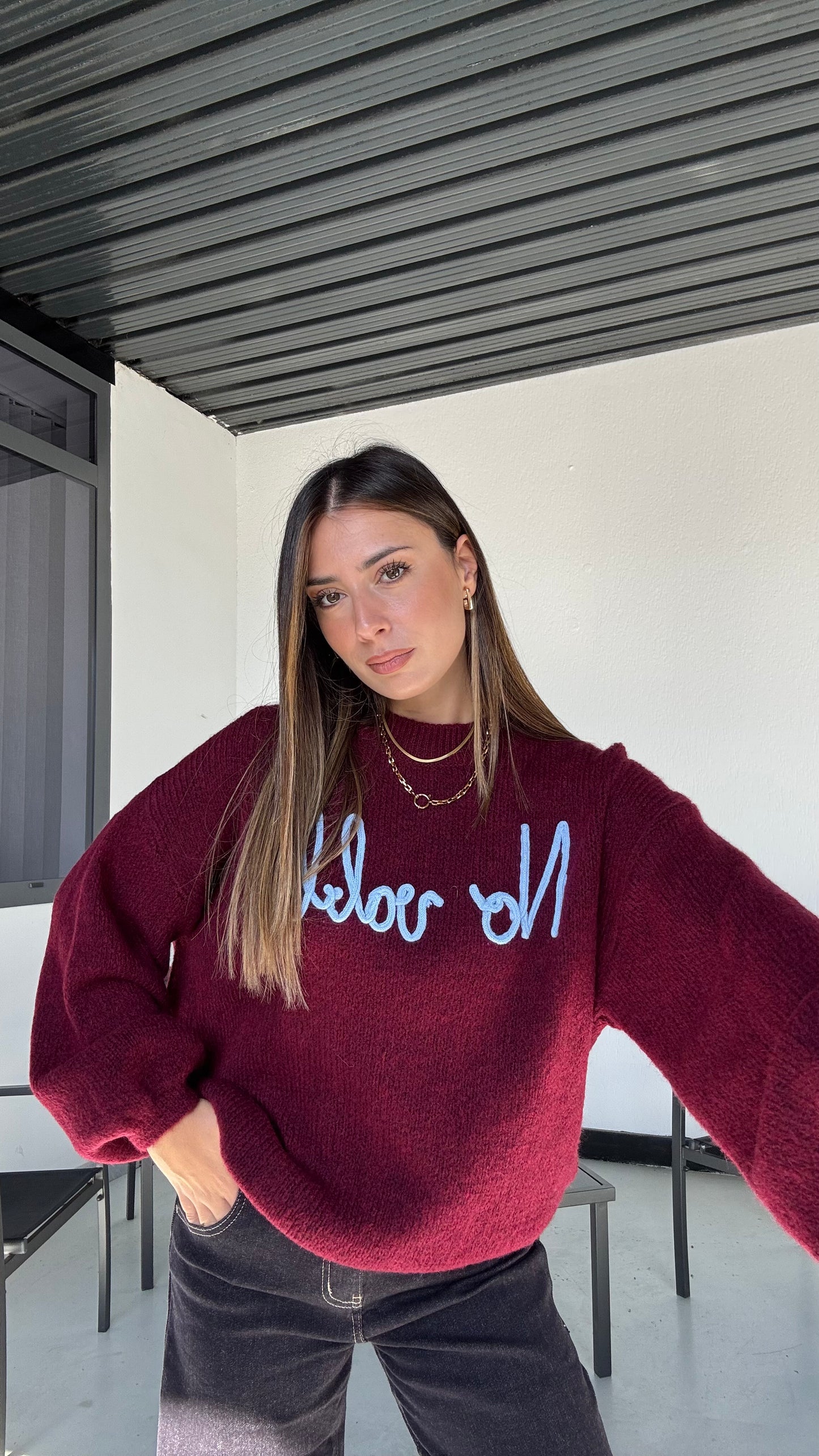 PULLOVER “NO VABBÈ”