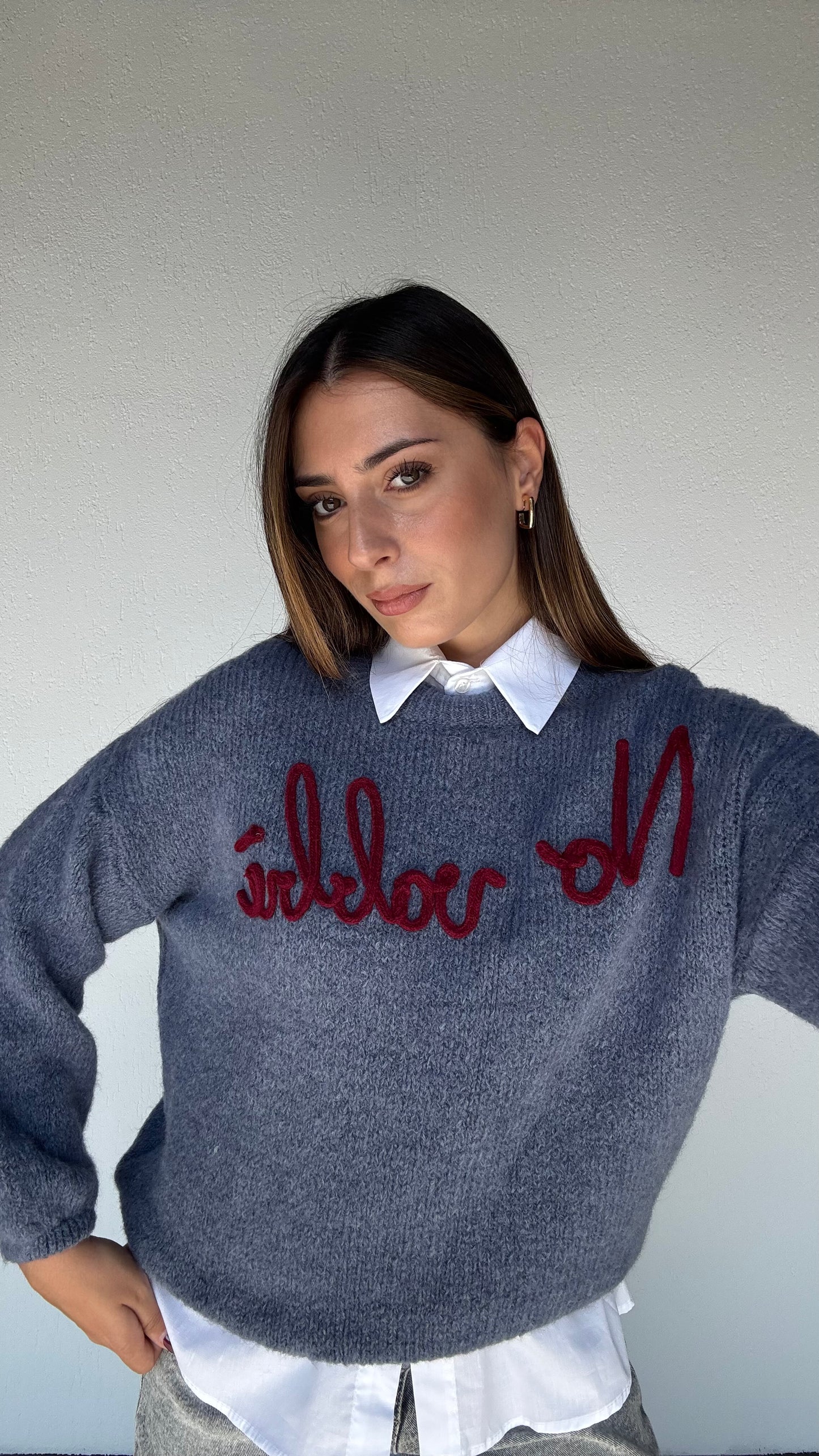 PULLOVER “NO VABBÈ”