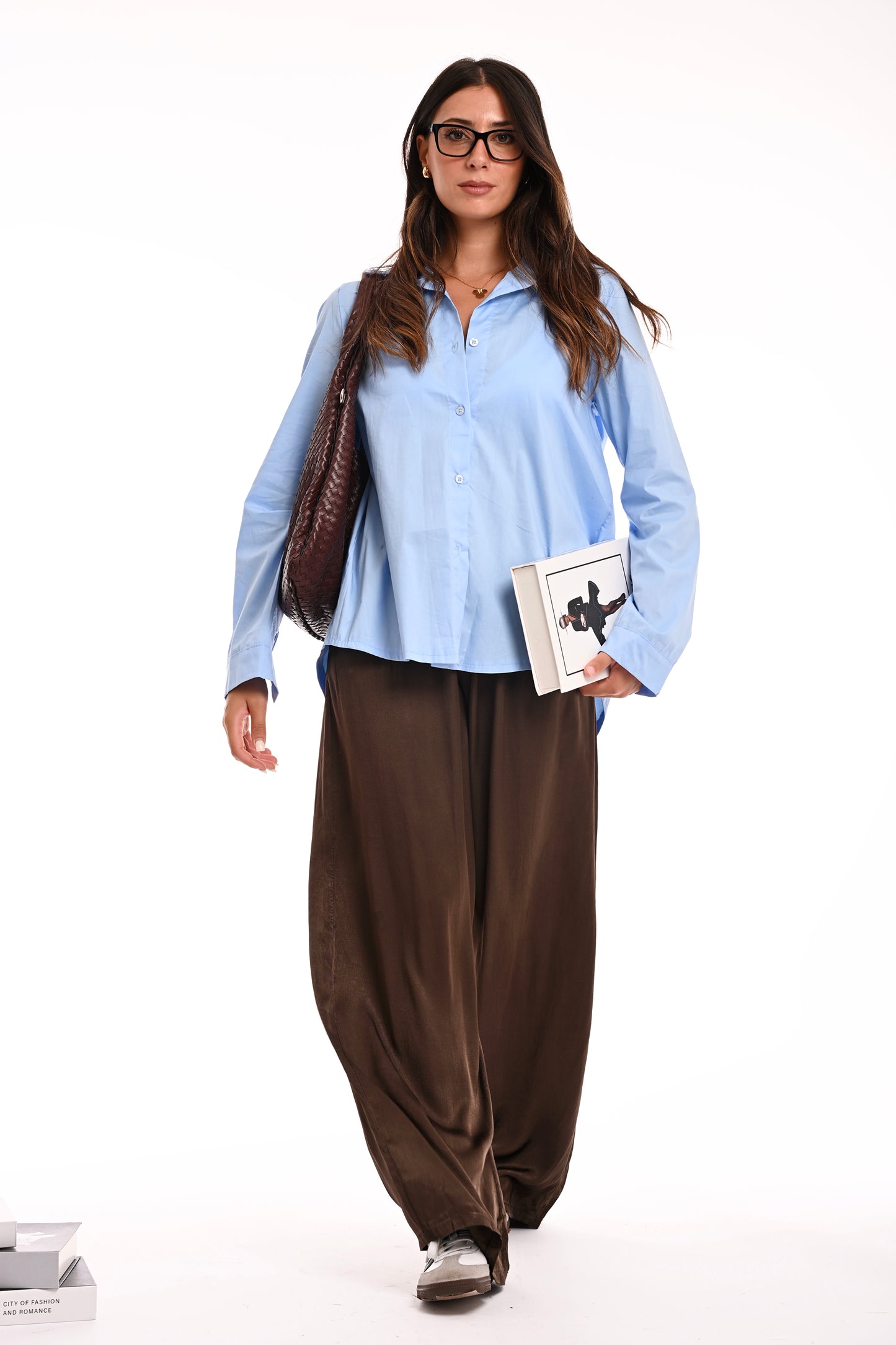 PANT SYLVIE “SATEN”
