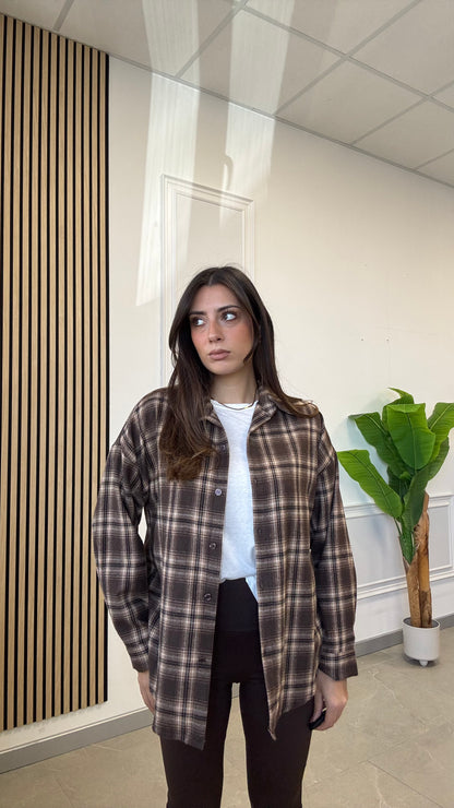 CAMICIA in flanella “SQUARE”