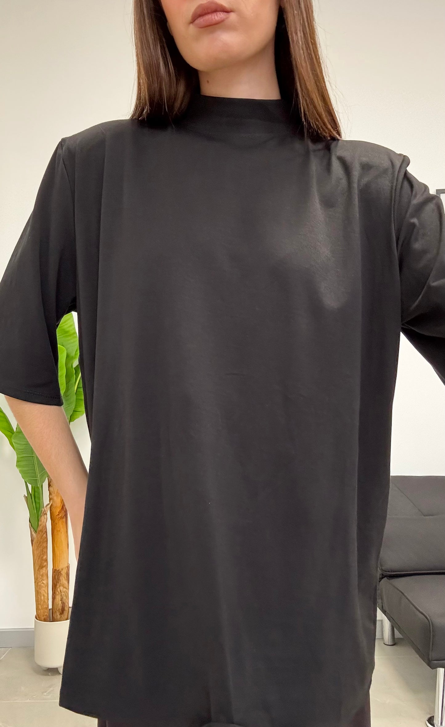 T SHIRT MAXI IN COTONE