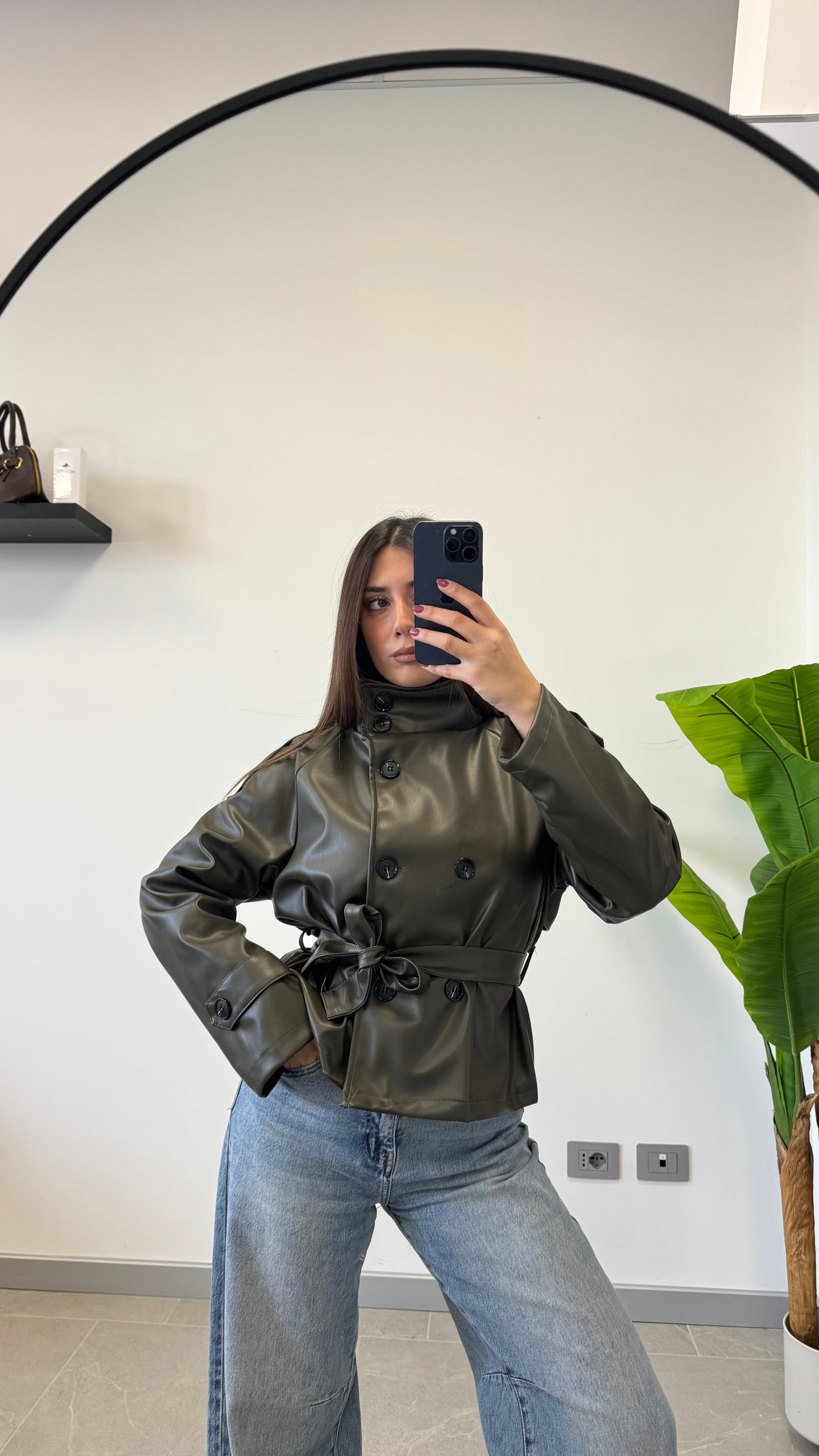 TRENCH ECOPELLE “MADAME”