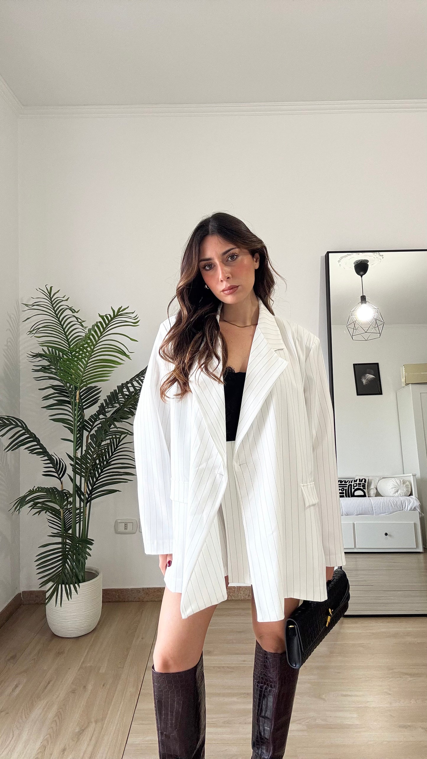 BLAZER OVER SIZE “GESSATO”
