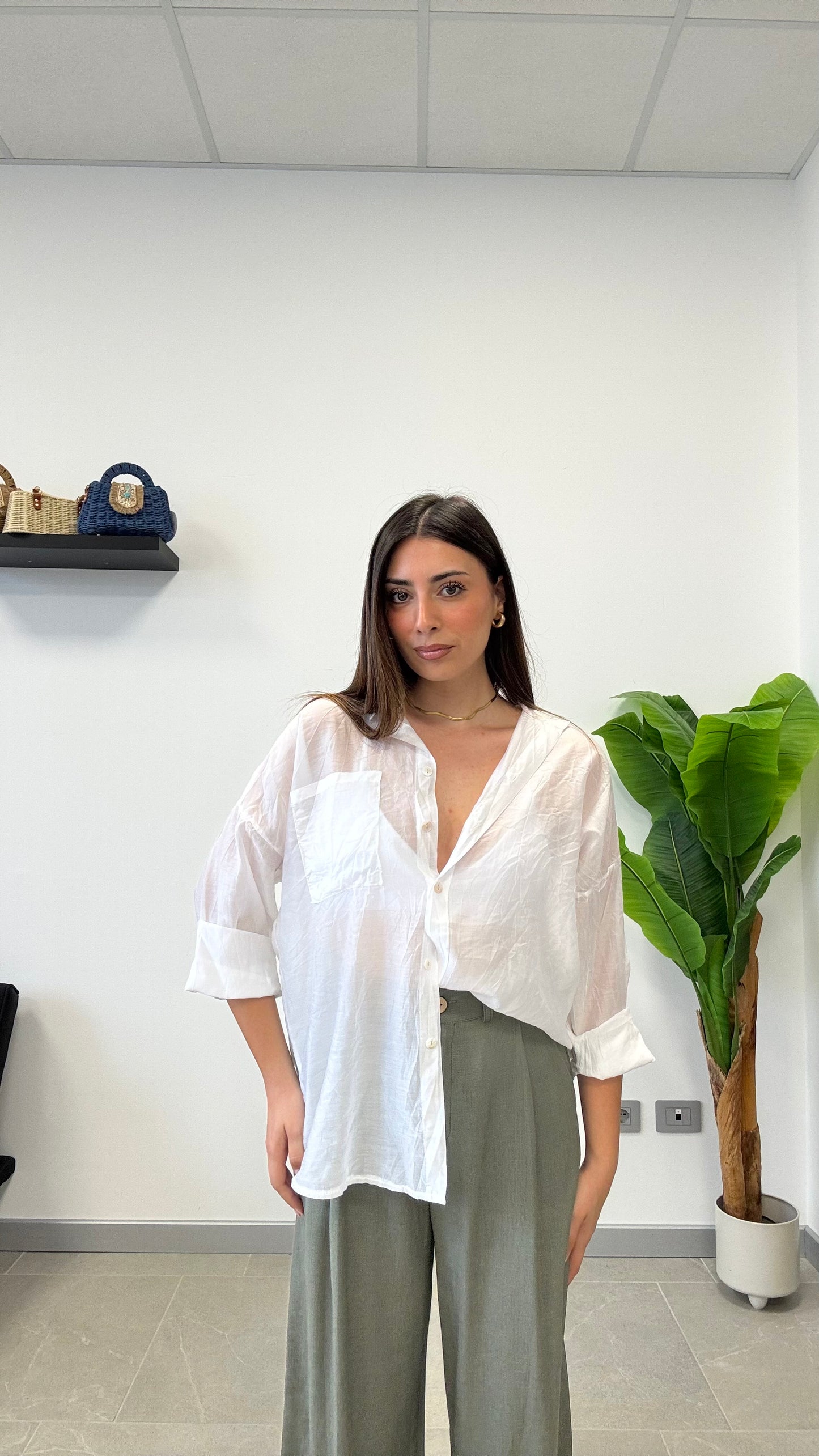 CAMICIA SEMI VELATA “SARAH”