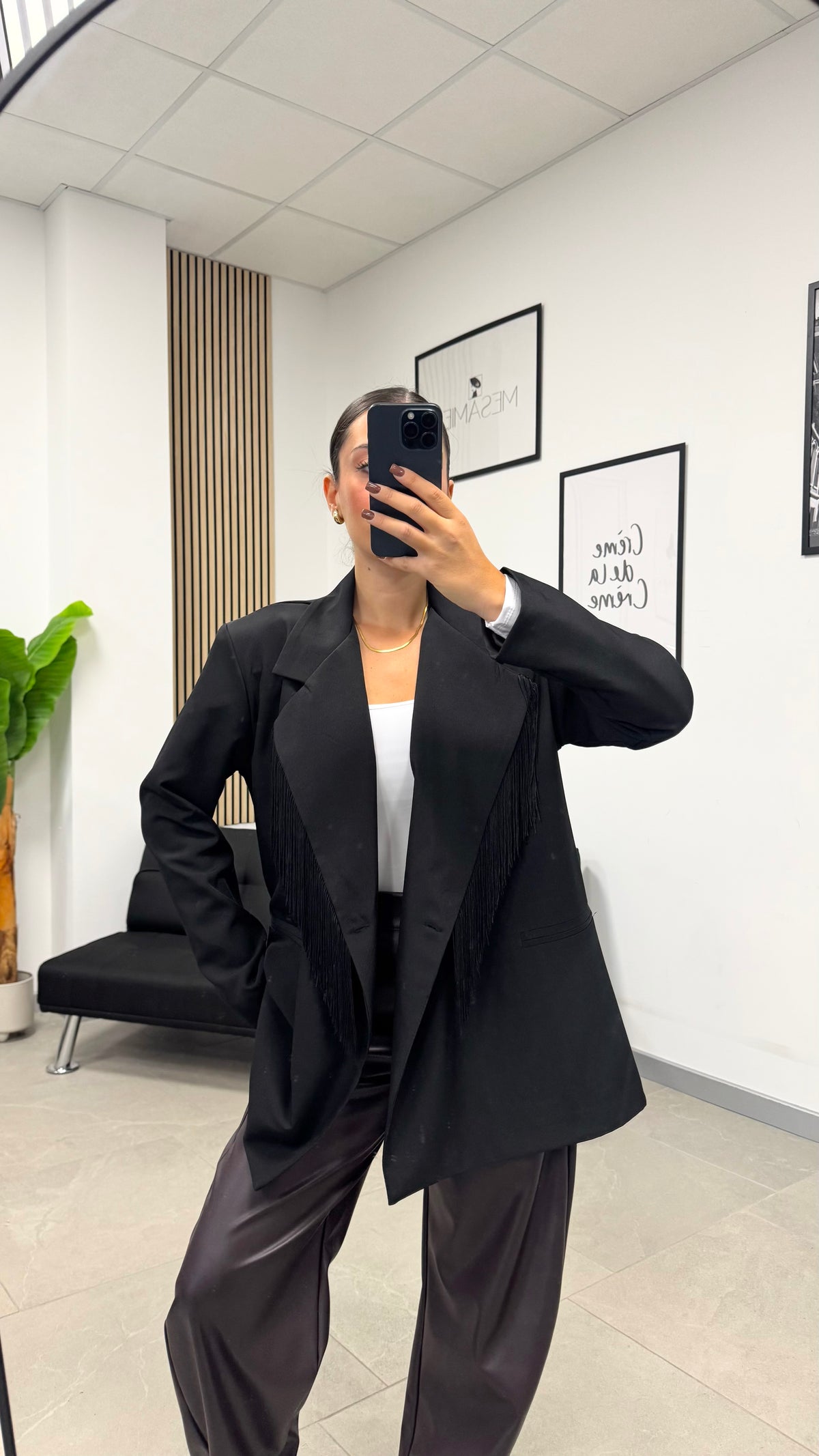 BLAZER OVER SIZE “FRANGE”