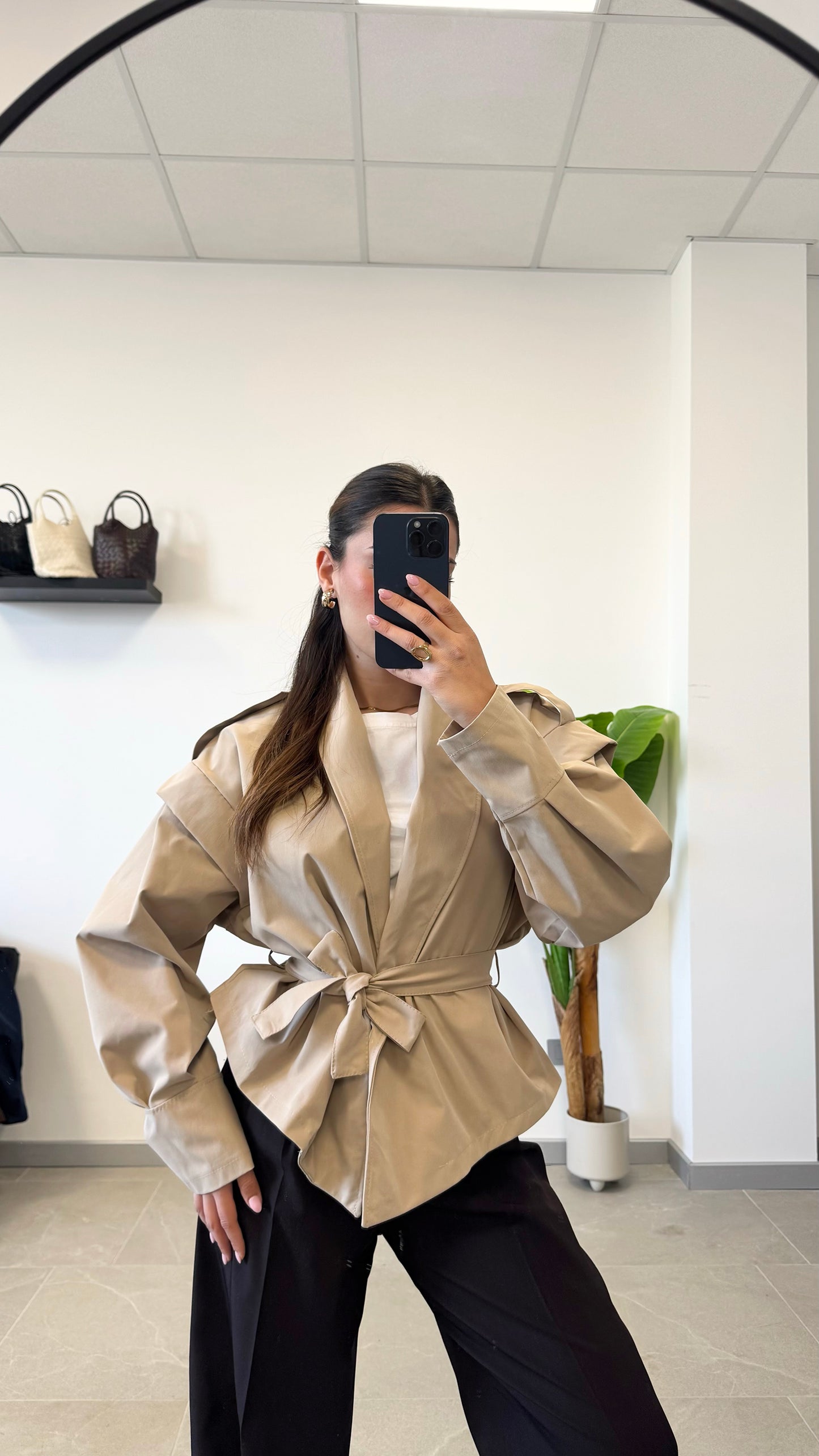 TRENCH IN COTONE “MICHELA”