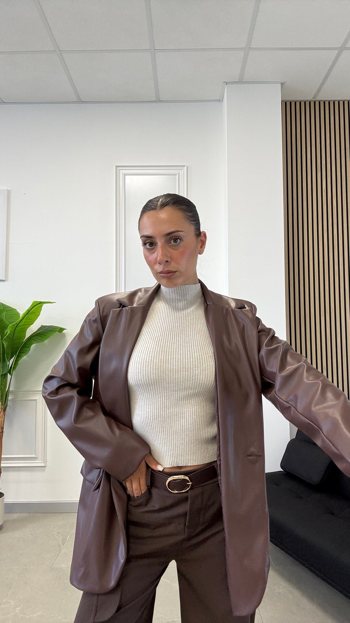 BLAZER ECOPELLE OVER