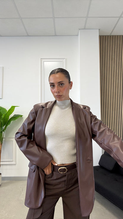 BLAZER ECOPELLE OVER
