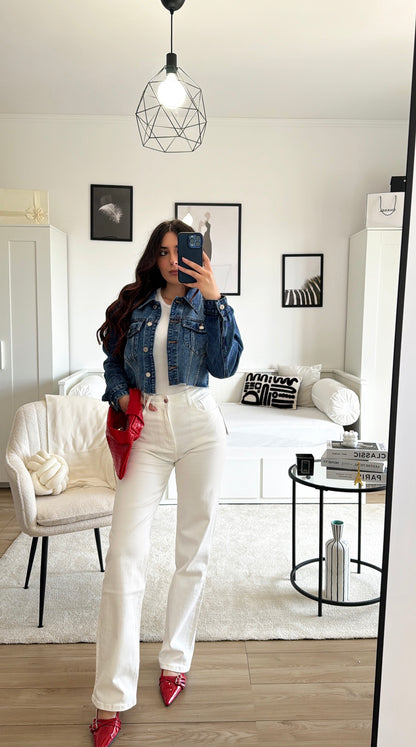JEANS WHITE S68