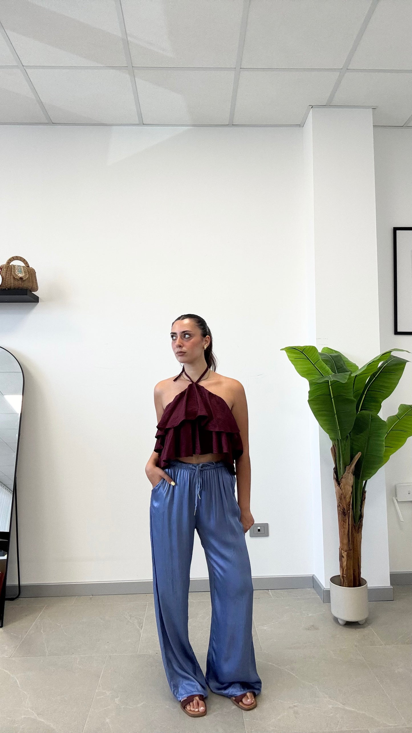 PANT SYLVIE “SATIN”