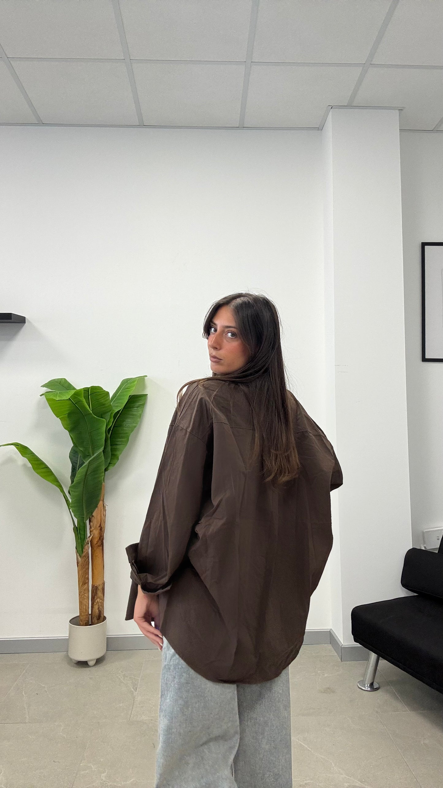 CAMICIA OVER SIZE in “JEANS”