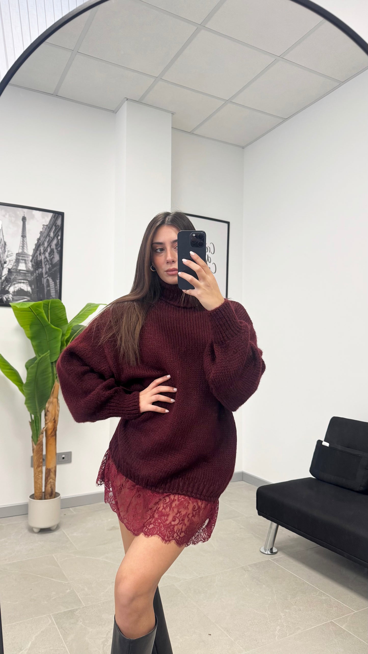MAXI PULL “RICAMATO”