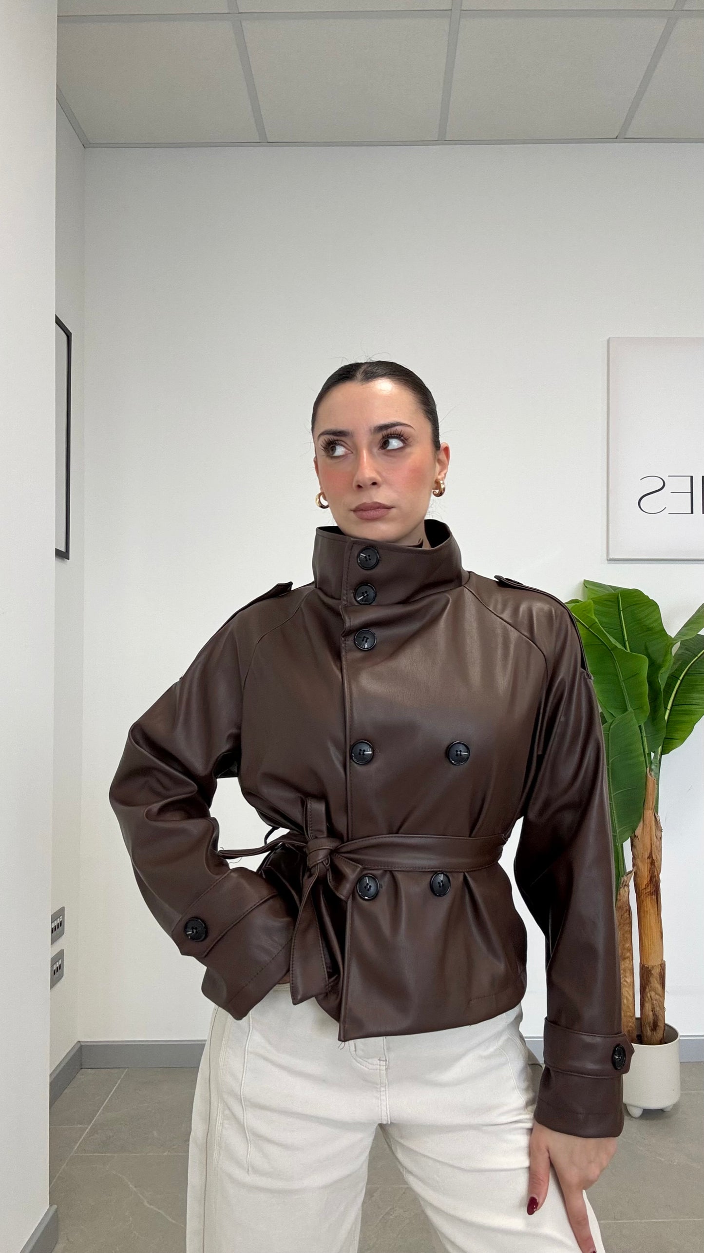 TRENCH ECOPELLE “MADAME”