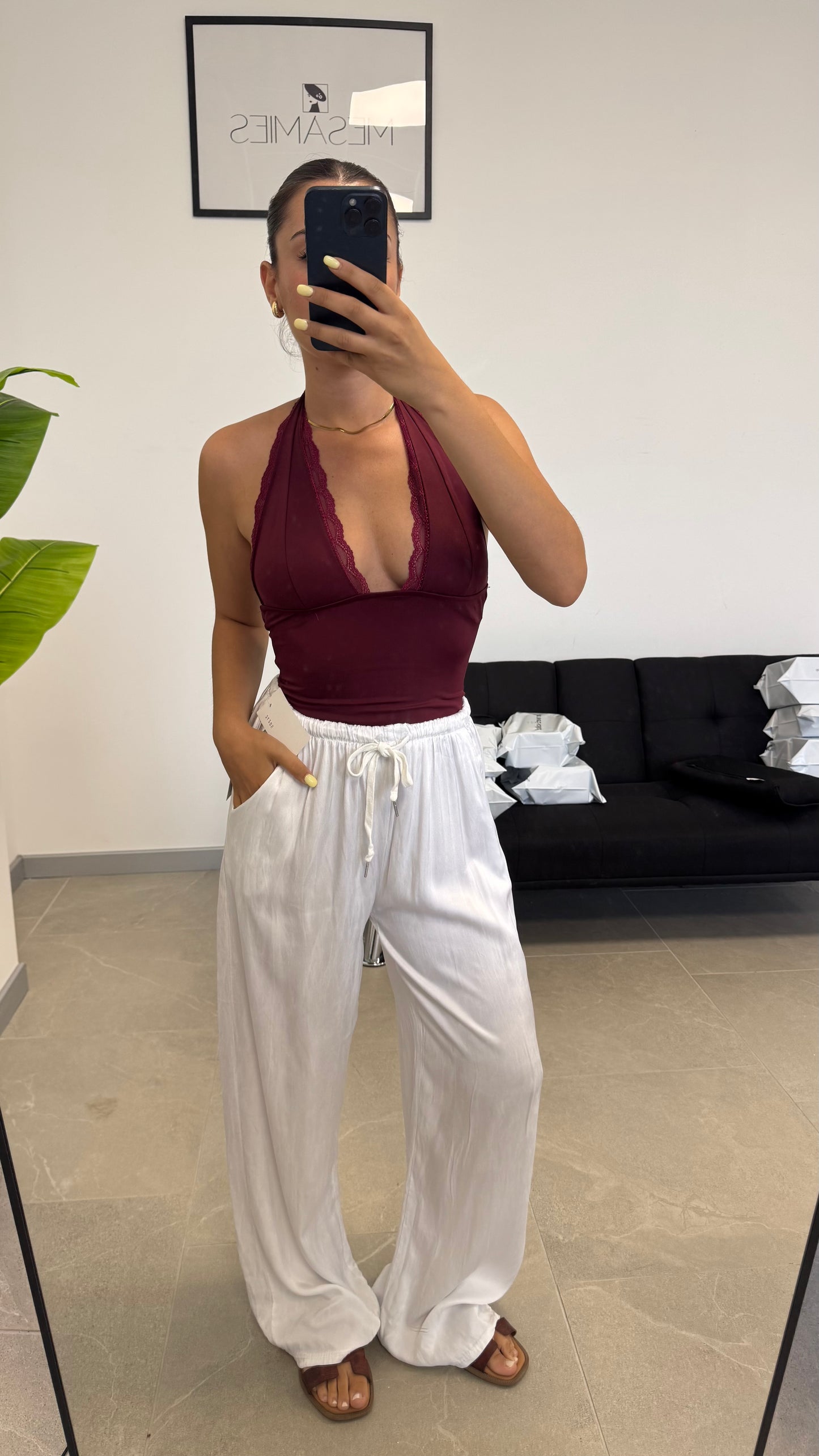 PANT SYLVIE “SATIN”
