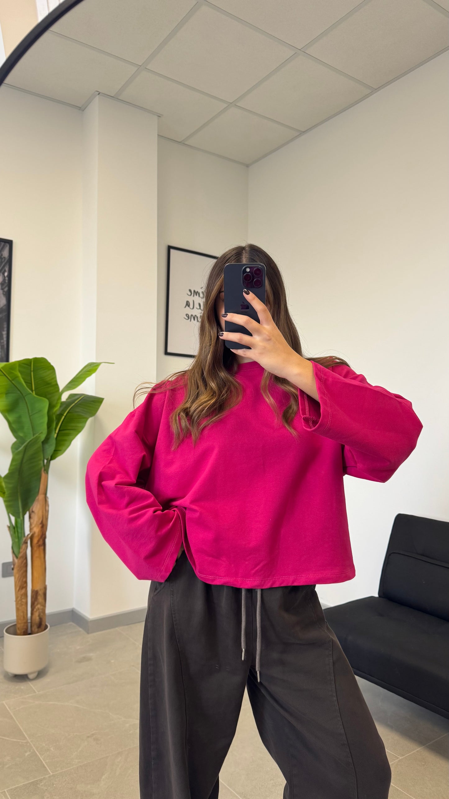 MAGLIA OVER BASIC “FELPATA”