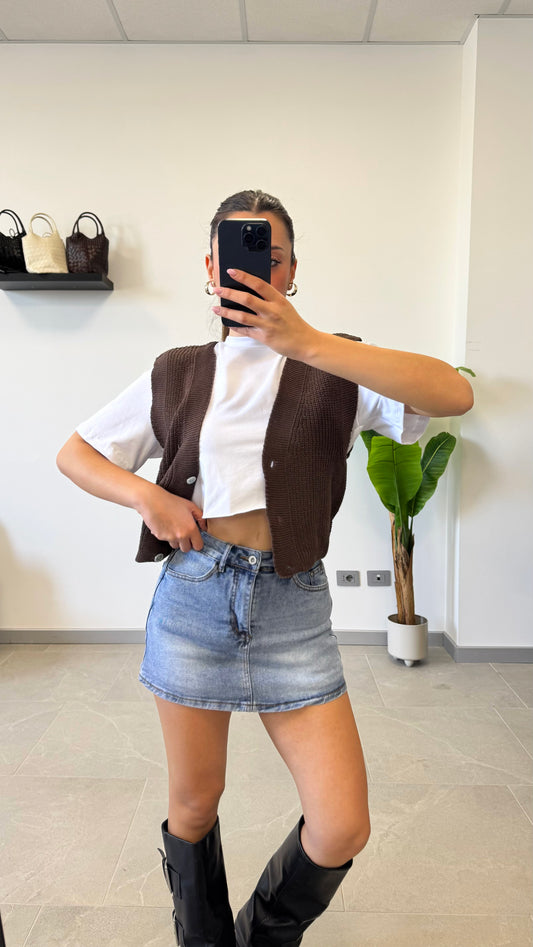 MINI GONNA di JEANS “PANT”