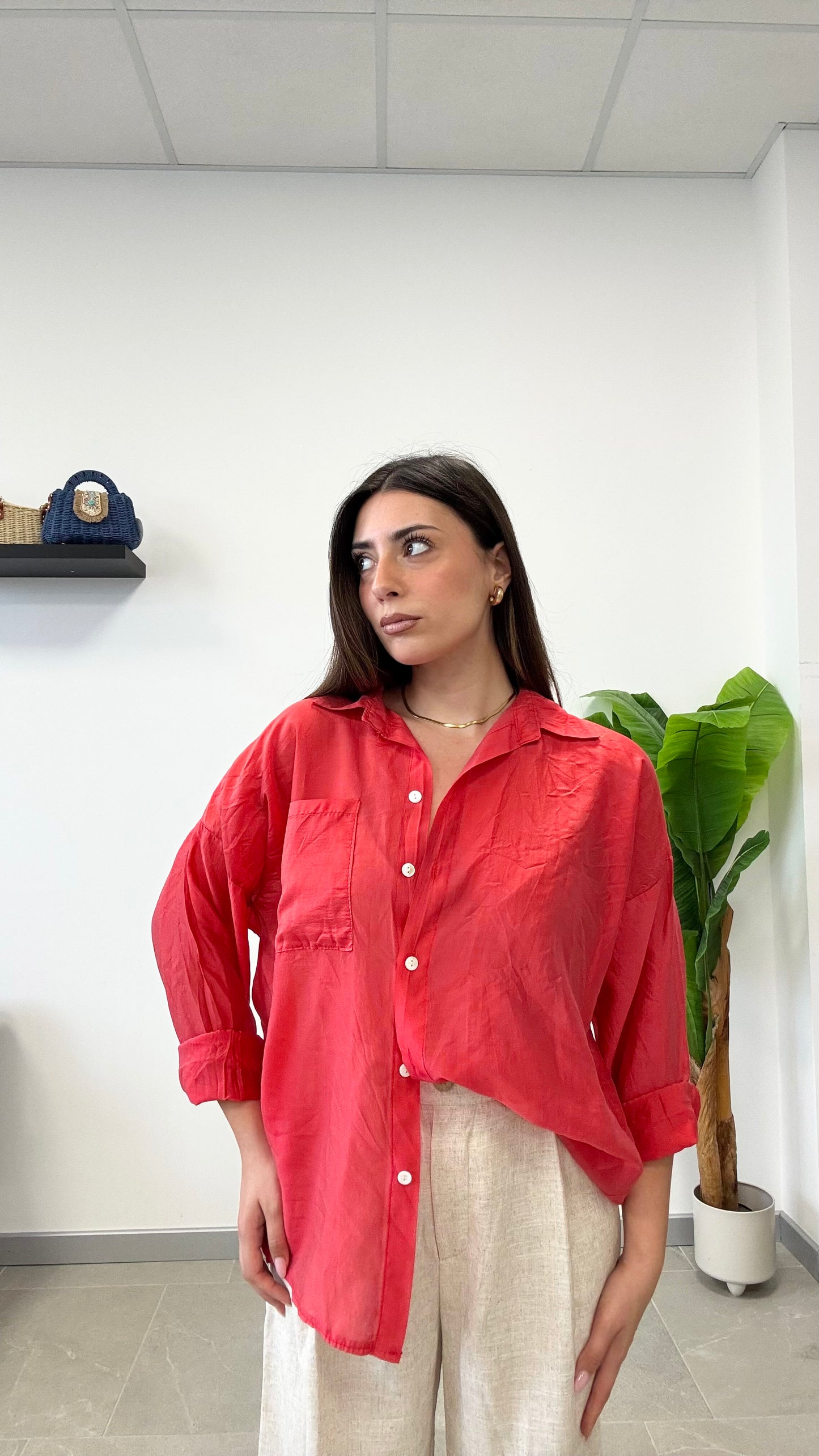 CAMICIA SEMI VELATA “SARAH”