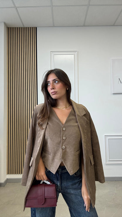 BLAZER in vellutino “MIRANDA”