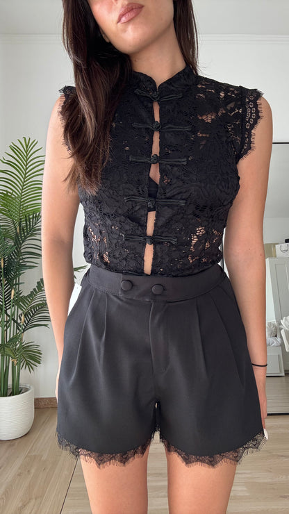 MAGLIA IN PIZZO “NARA”