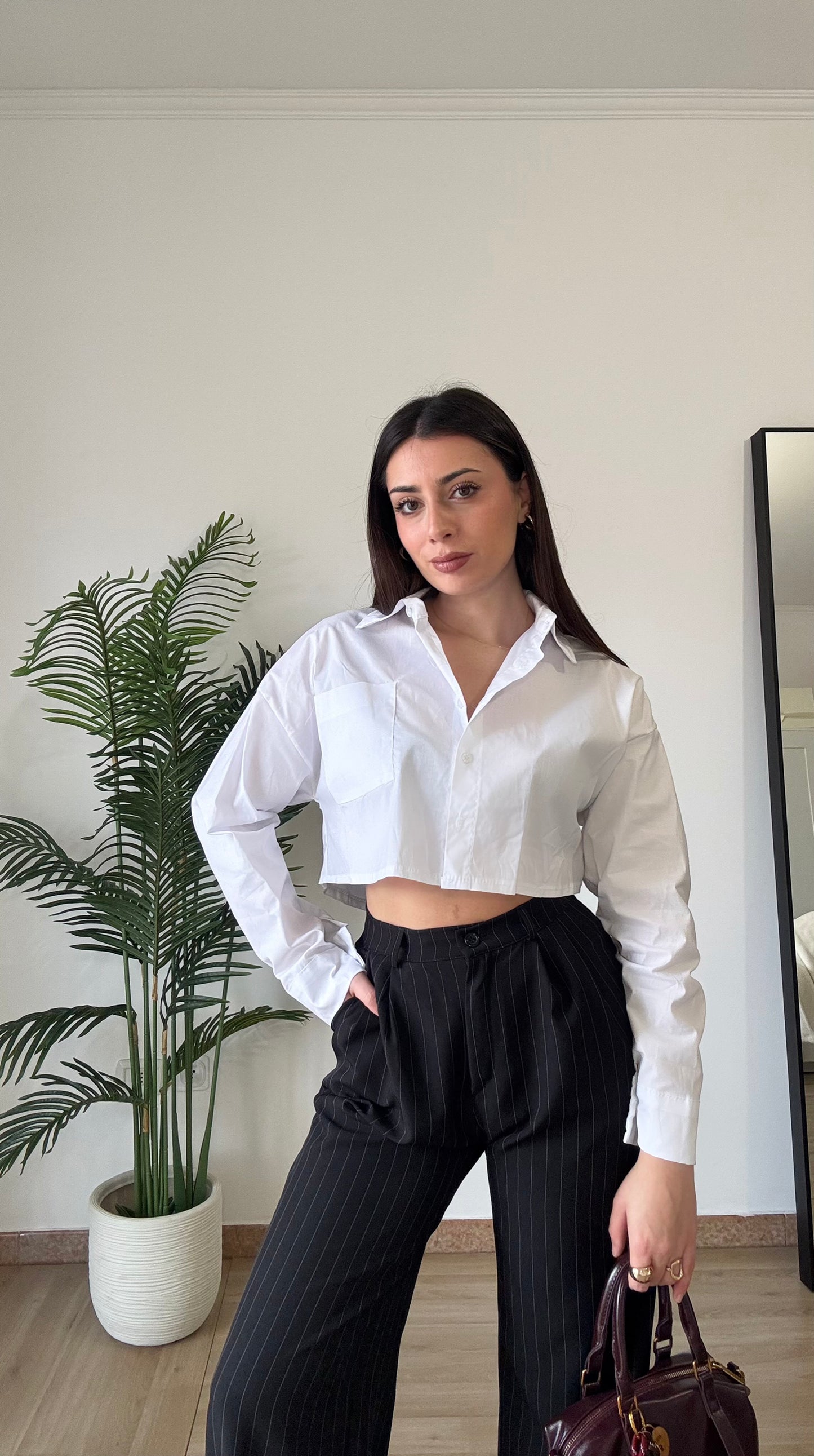 CAMICIA CROP
