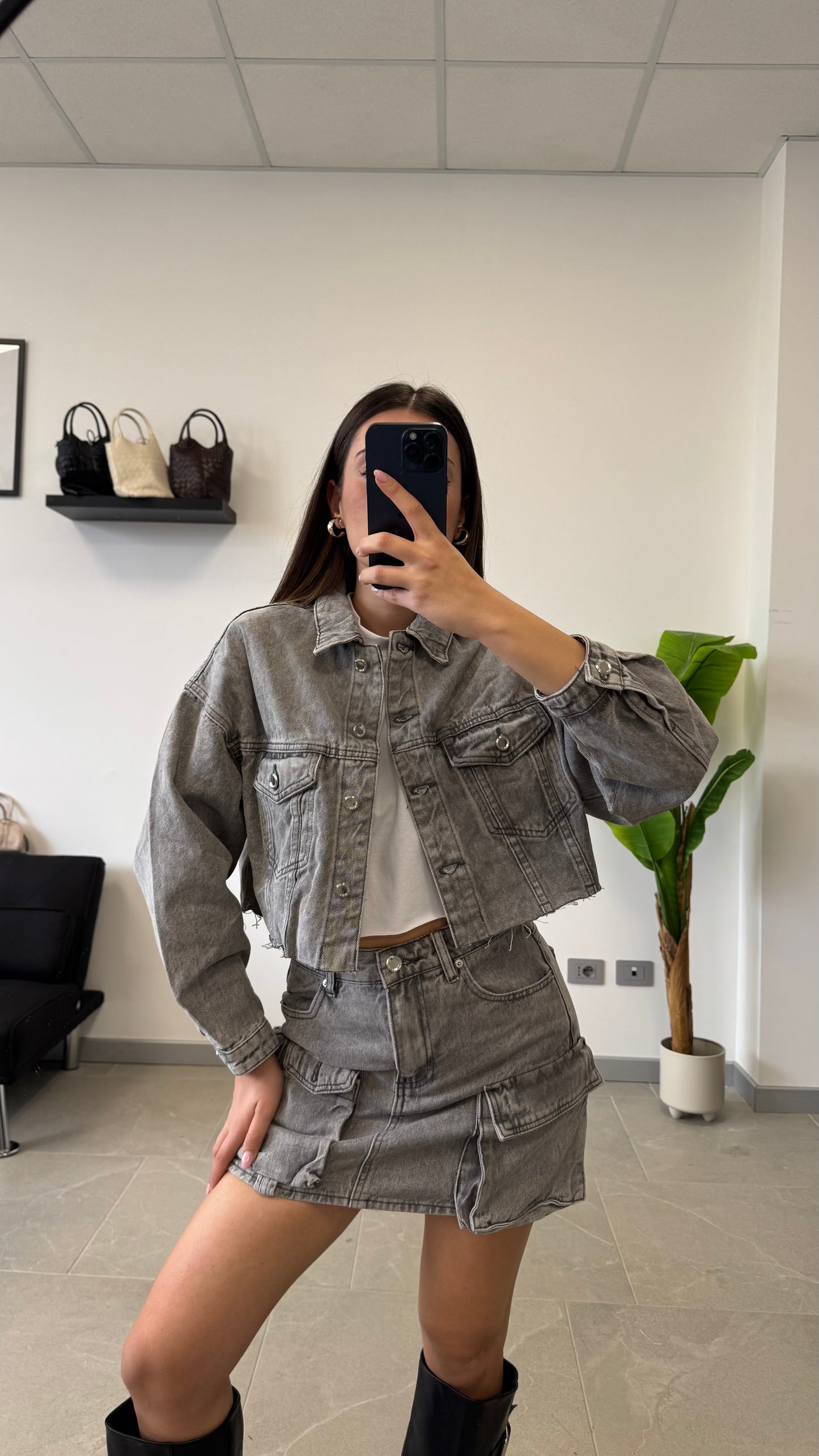 GONNA CARGO JEANS “GREY”