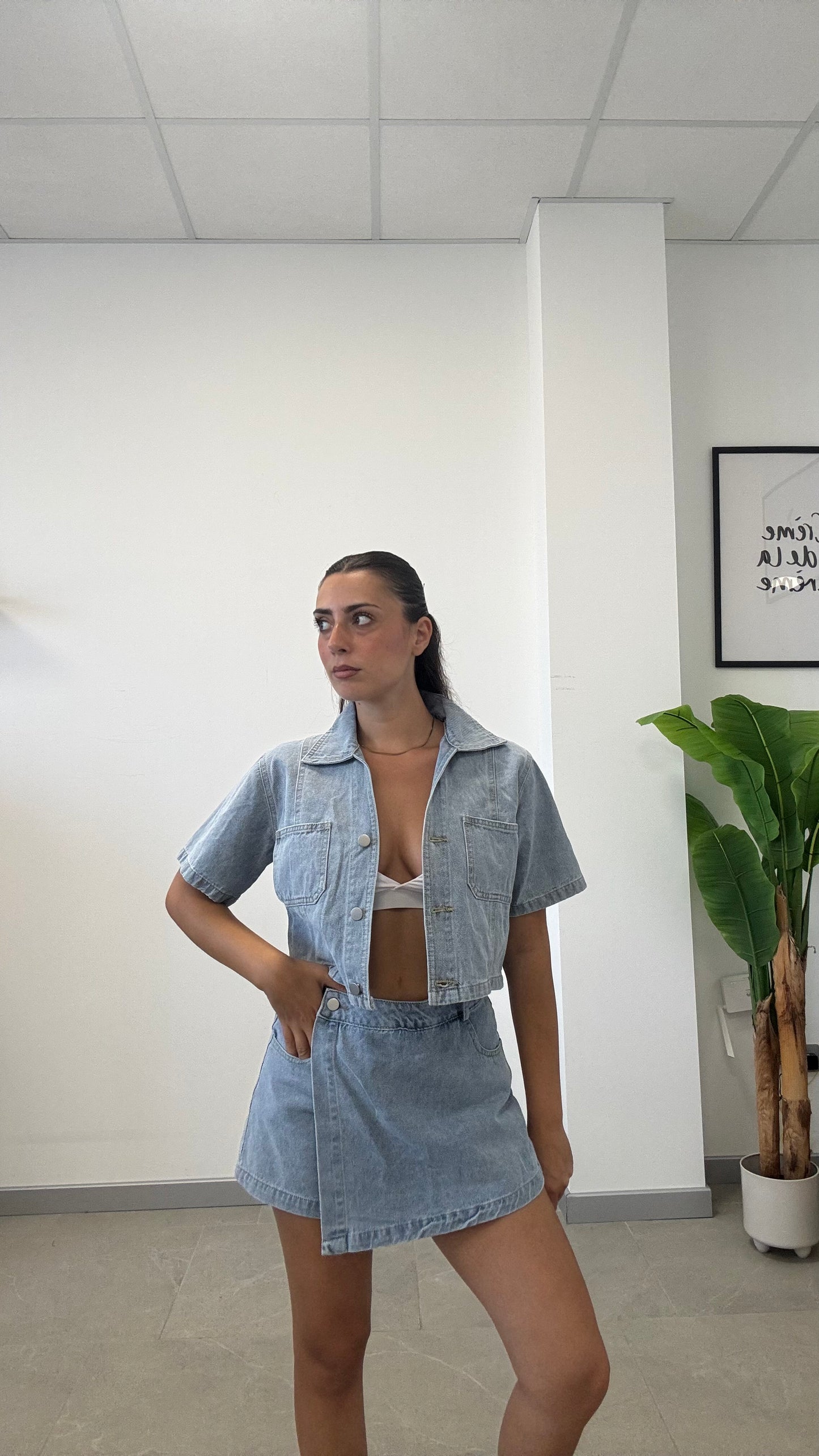 COORD JEANS CON GONNA
