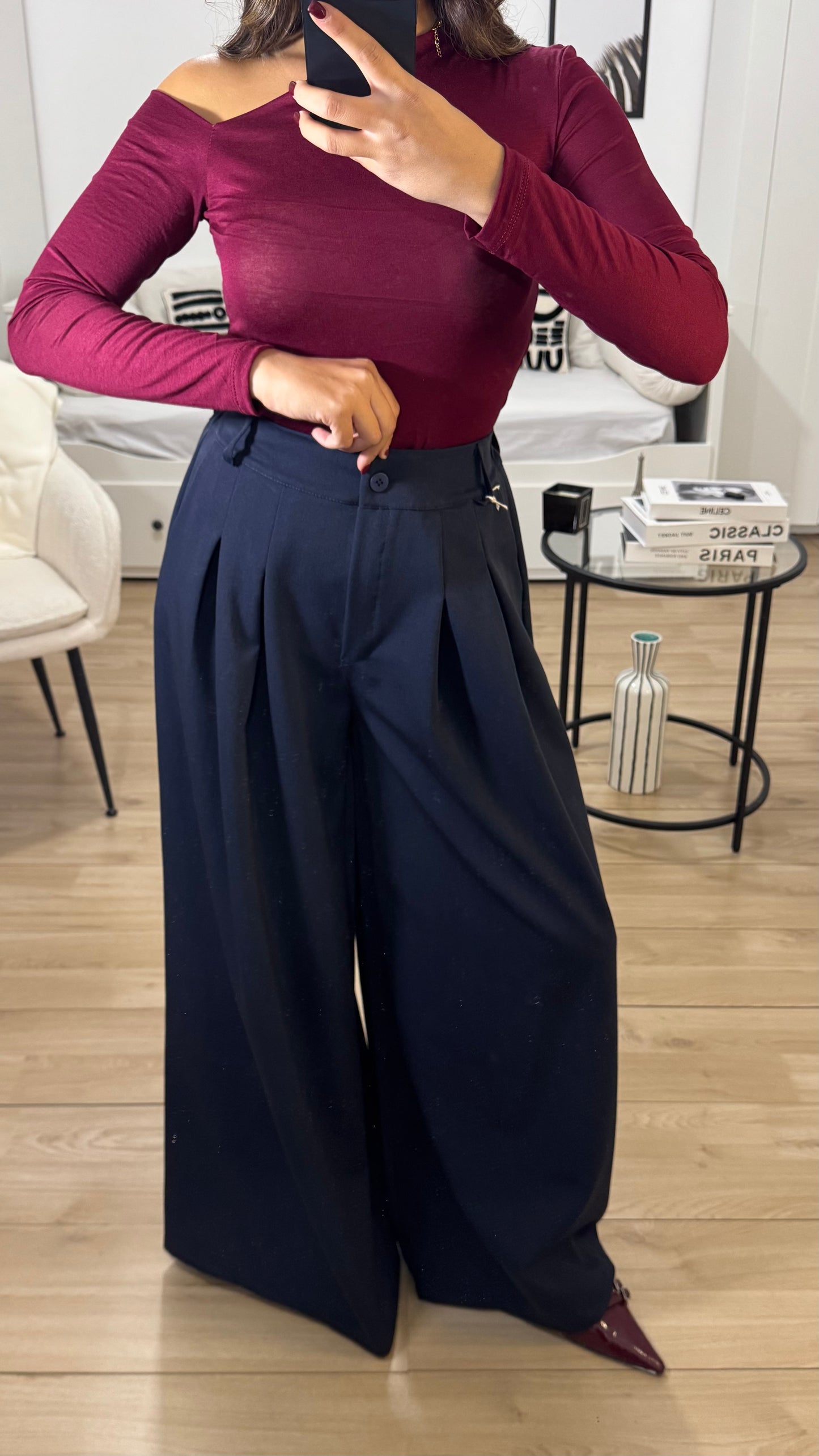 PANT CON “FOULARD”
