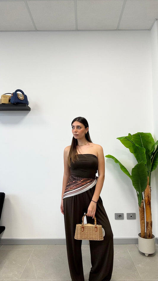 JUMPSUITE CON “FOULARD”