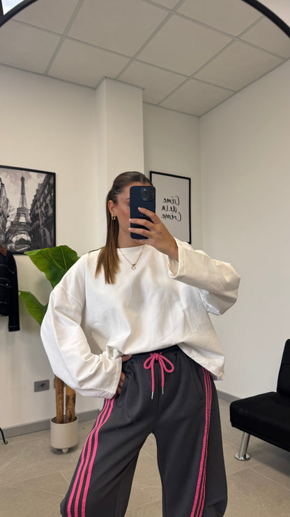 MAGLIA OVER BASIC “FELPATA”