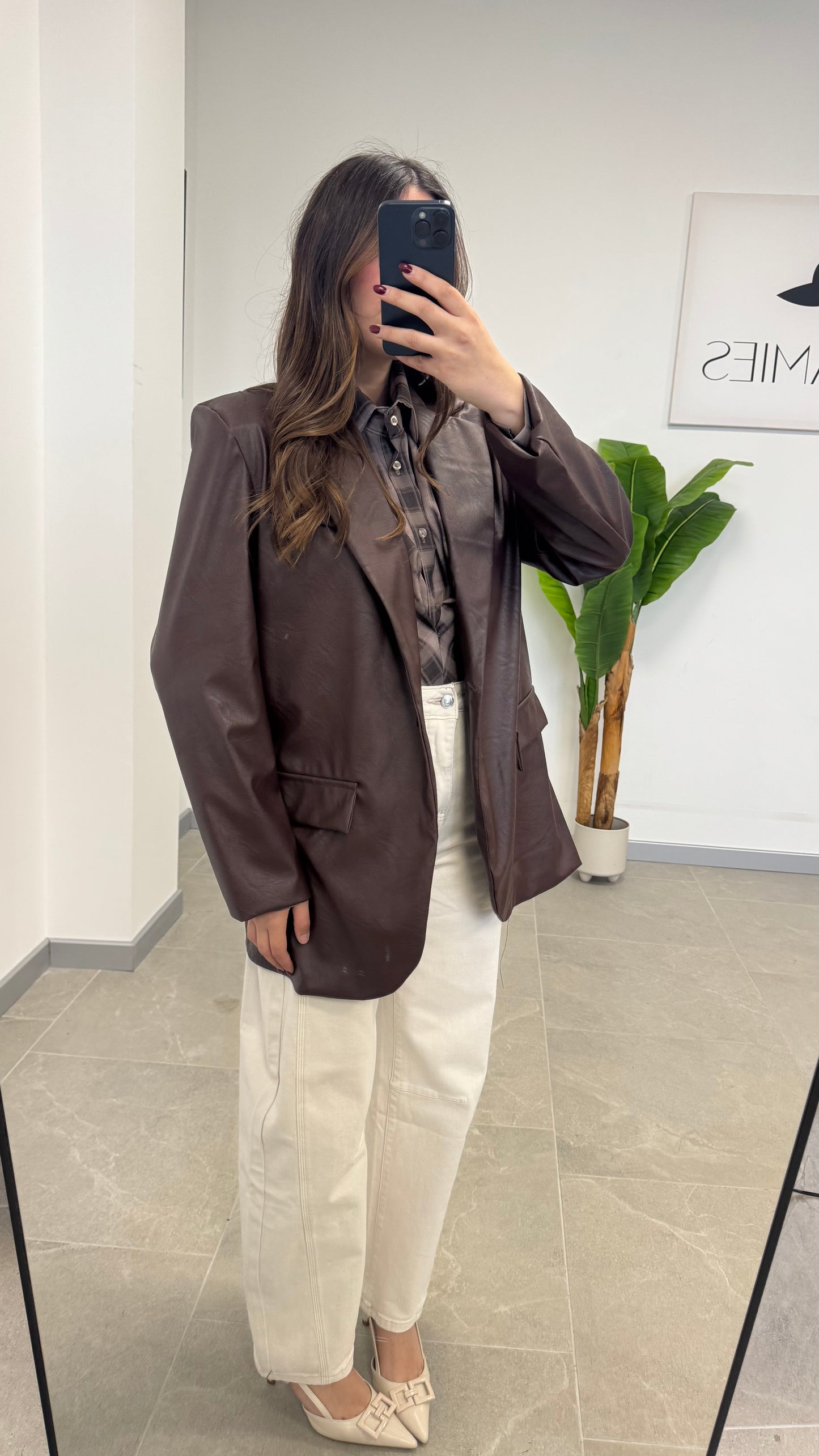BLAZER OVER “ECOPELLE”