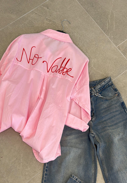 CAMICIA in COTONE “NO VABBE”