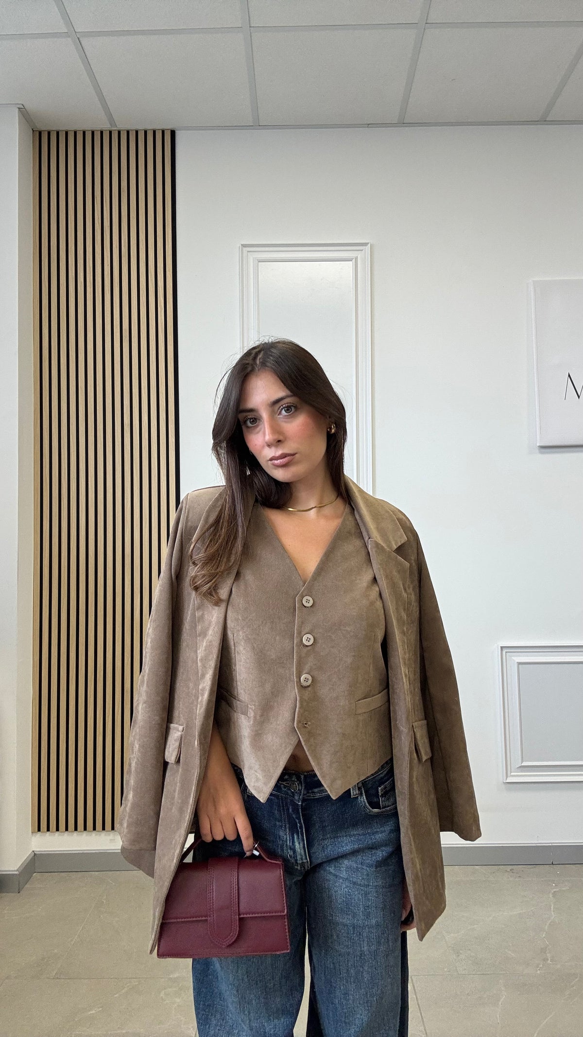 BLAZER in vellutino “MIRANDA”