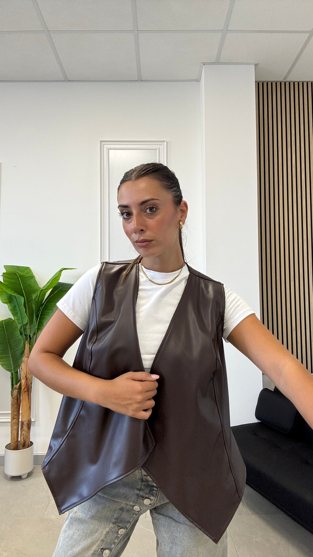 GILET ECOPELLE “ROCK”