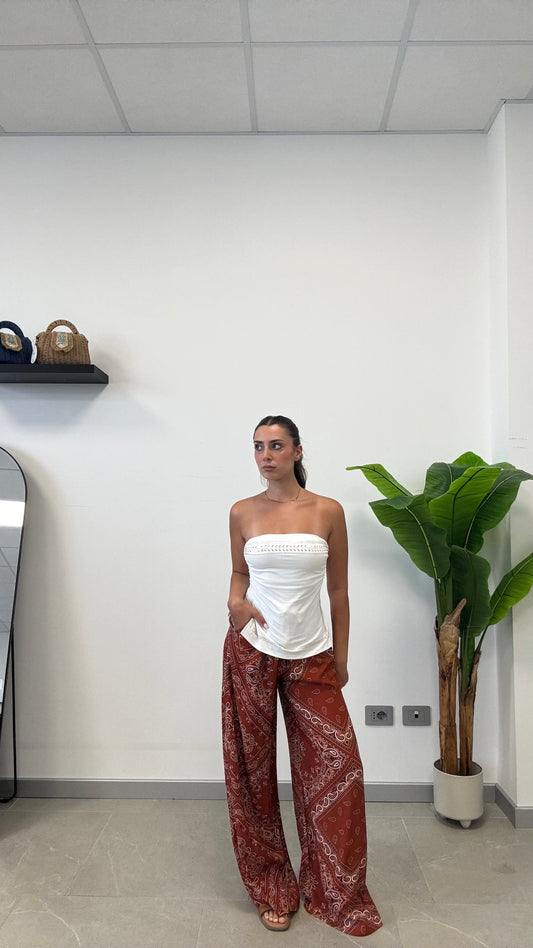 PANT IN VISCOSA “BANDANA”